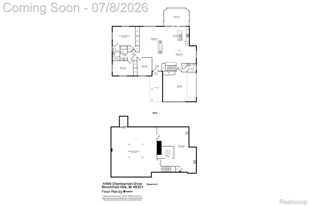 4469 Chamberlain Drive Bloomfield Hills City MI 48301