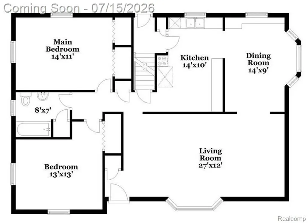 13110 Cogswell Street Romulus City MI 48174
