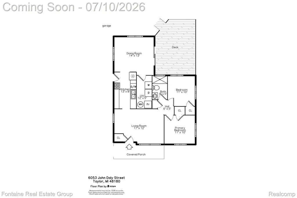 6053 John Daly Street Taylor City MI 48180