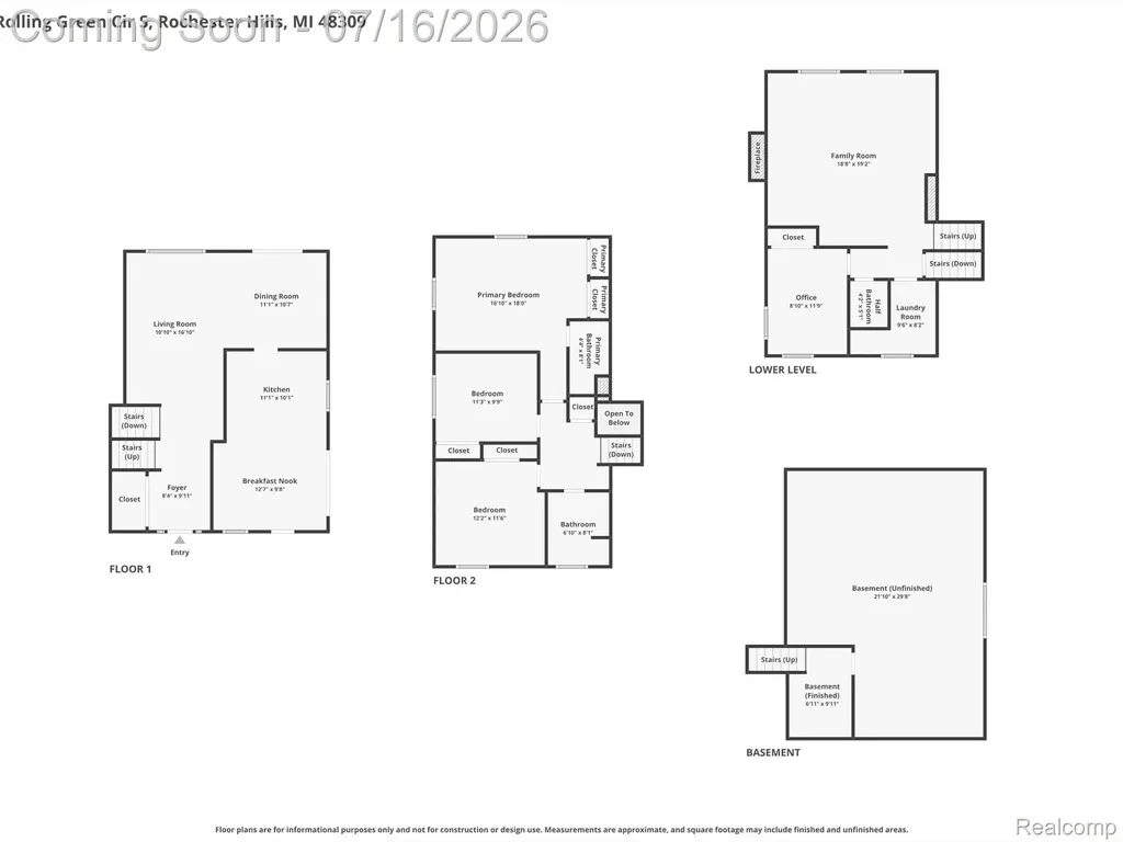 3056 Rolling Green Circle S Rochester Hills City MI 48309