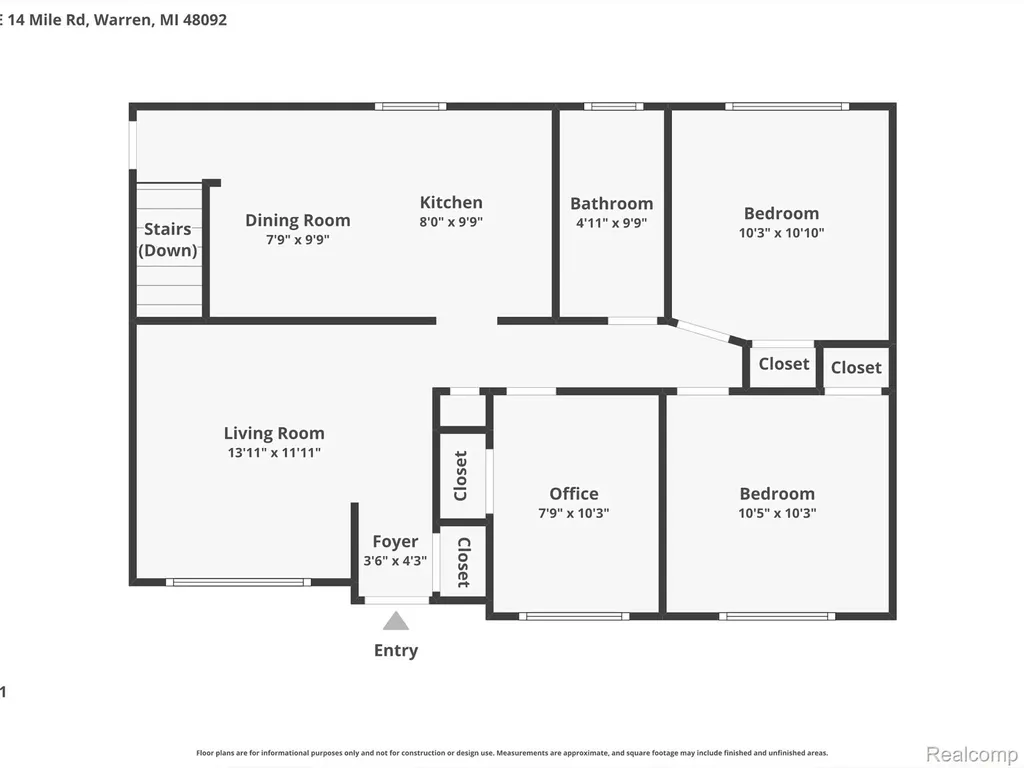 3218 E 14 Mile Road Warren City MI 48092