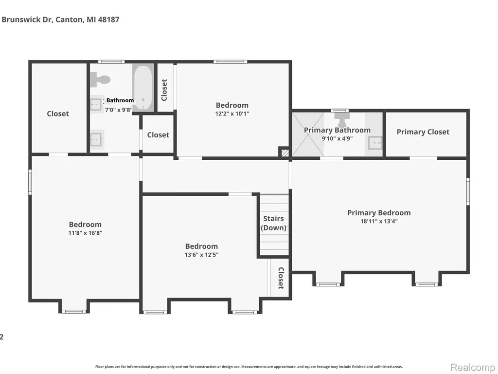 45414 Brunswick Drive Canton Charter Township MI 48187