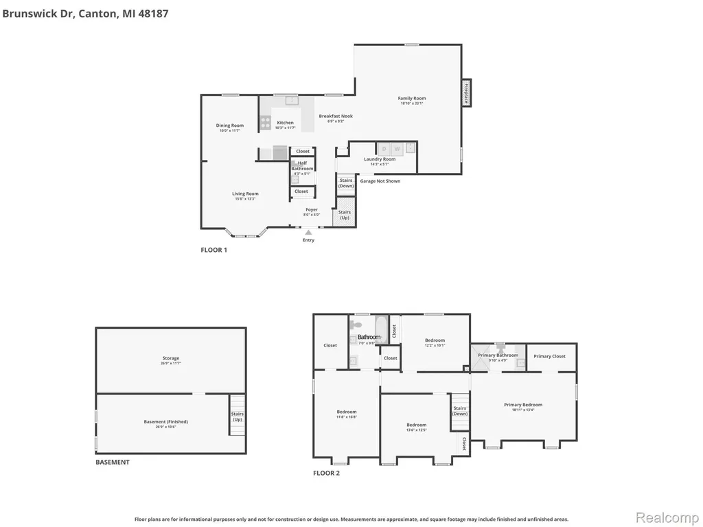 45414 Brunswick Drive Canton Charter Township MI 48187