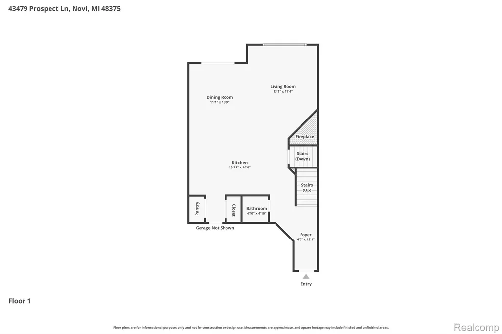 43479 Prospect Lane Novi City MI 48375