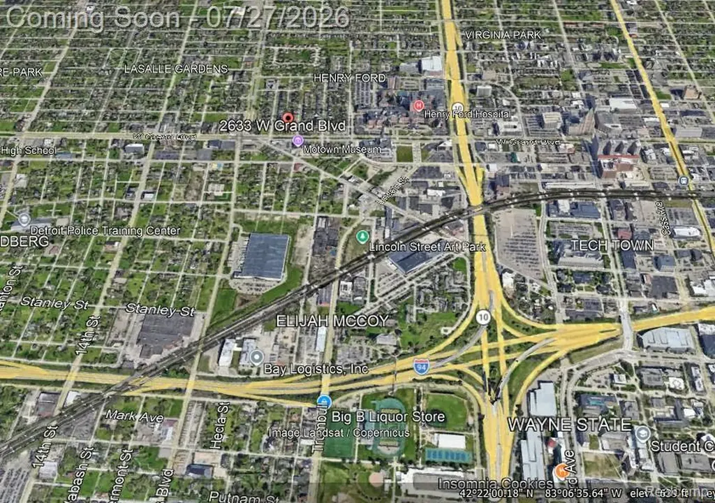 2633 W Grand Boulevard Detroit City MI 48208