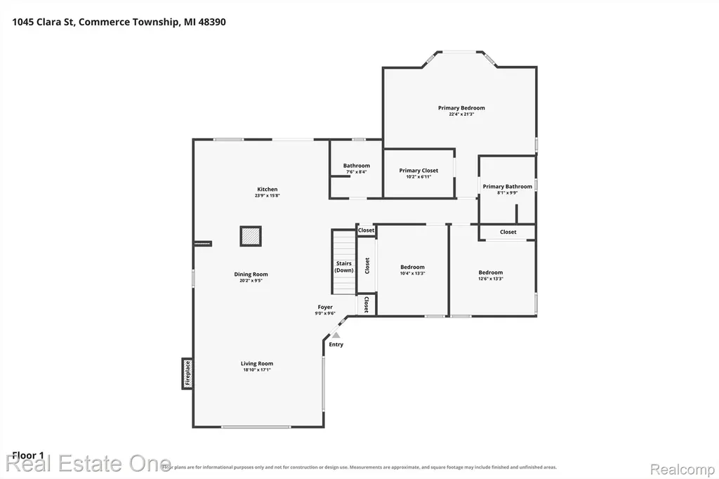 1045 Clara Street Commerce Charter Township MI 48390