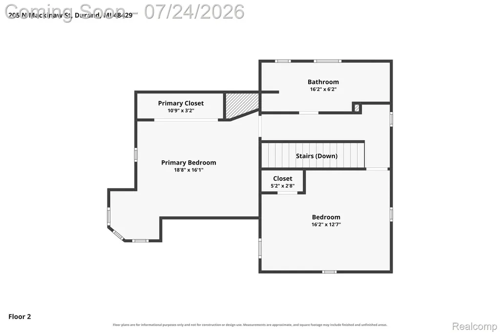 205 N Mackinaw Street Durand City MI 48429