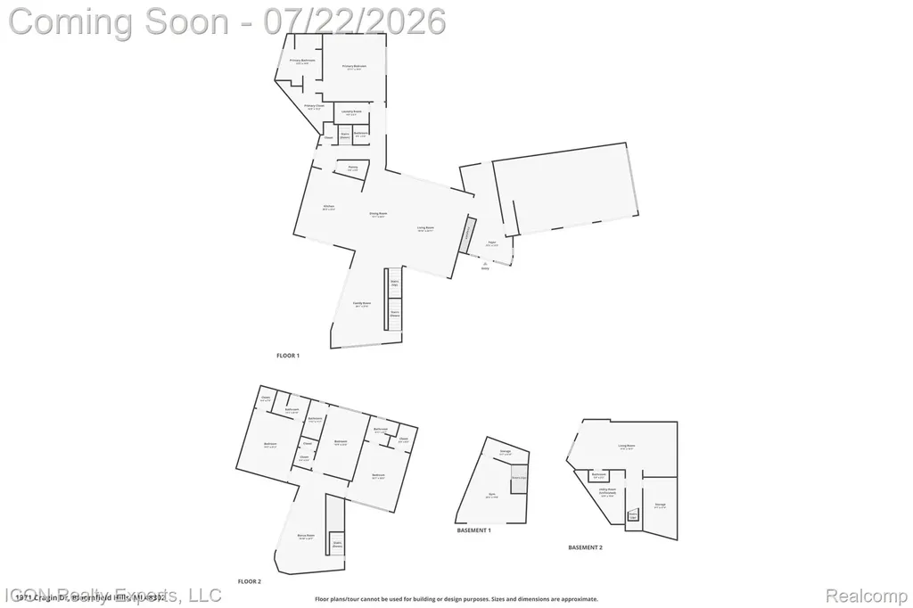 1971 Cragin Drive Bloomfield Hills City MI 48302