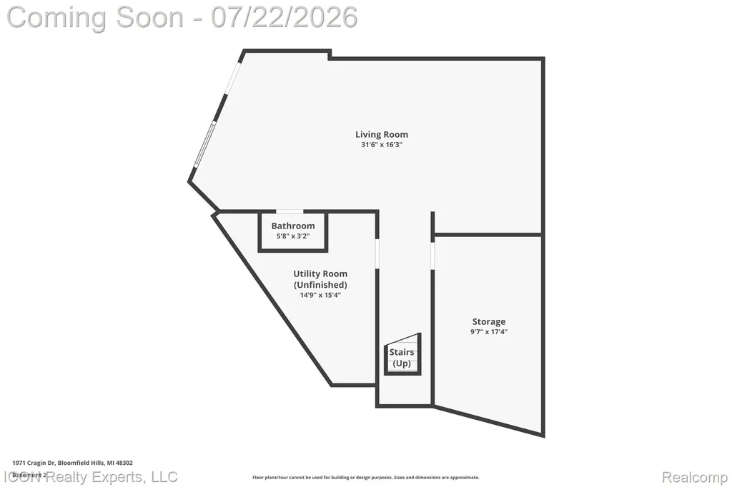 1971 Cragin Drive Bloomfield Hills City MI 48302