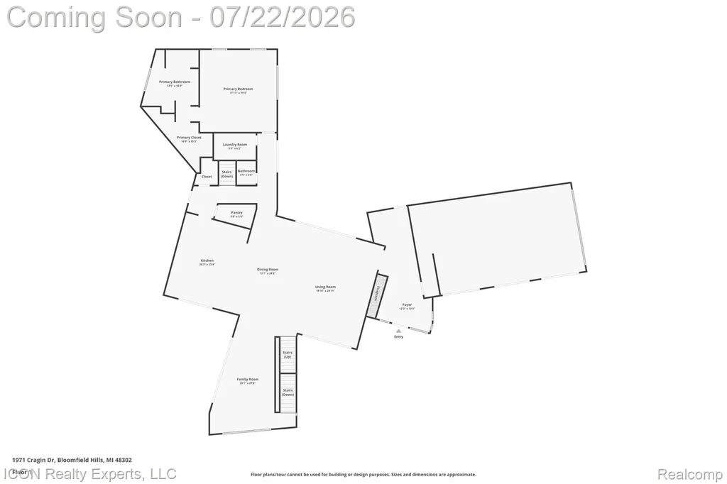 1971 Cragin Drive Bloomfield Hills City MI 48302