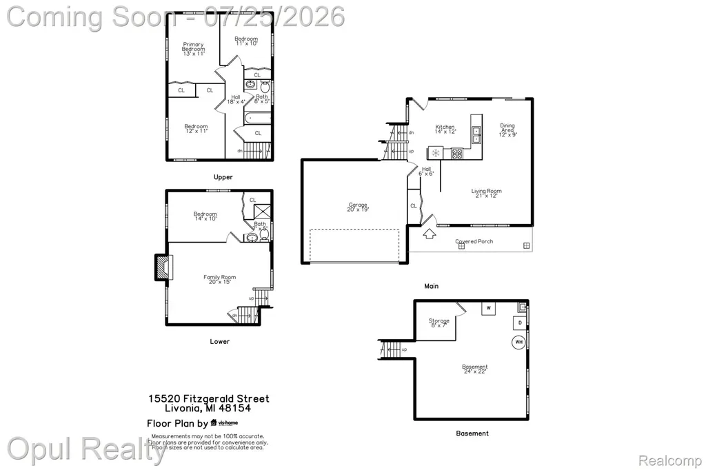 15520 Fitzgerald Street Livonia City MI 48154