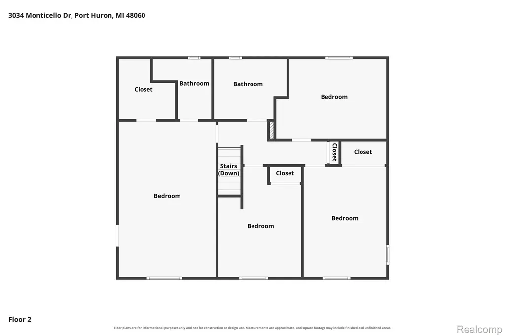 3034 Monticello Drive Port Huron City MI 48060