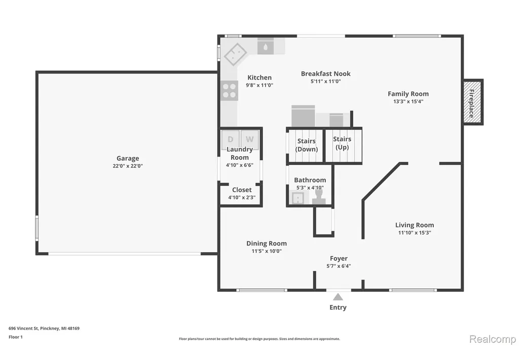 696 Vincent Street Pinckney Village MI 48169