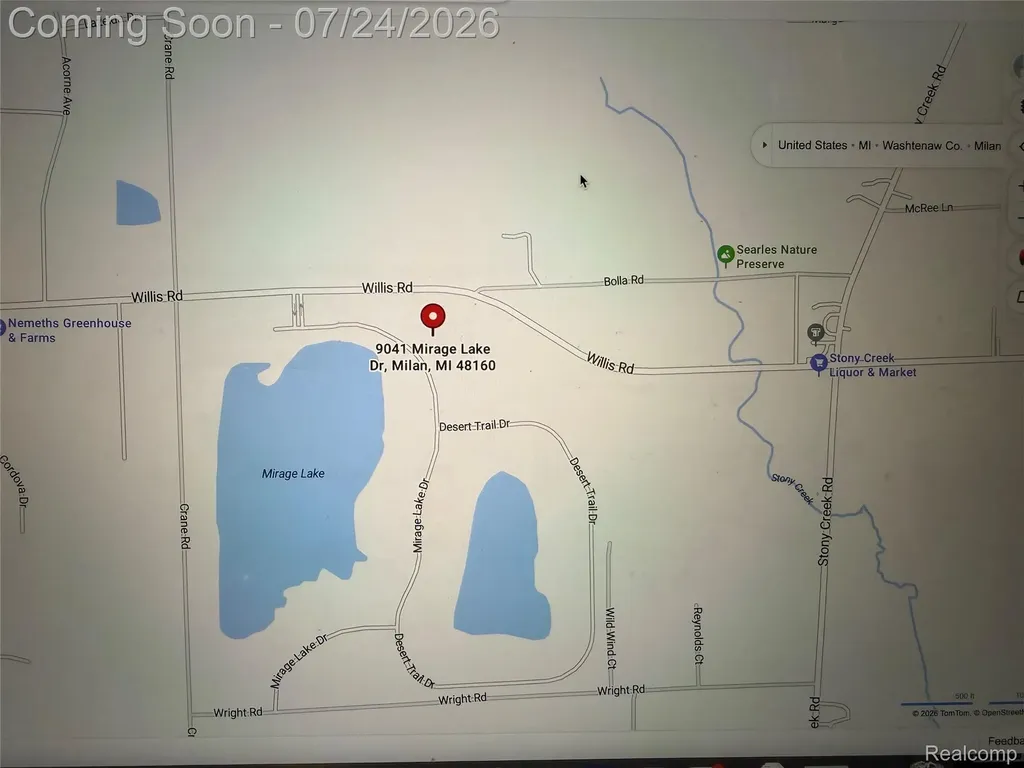 9041 Mirage Lake Drive York Charter Township MI 48160