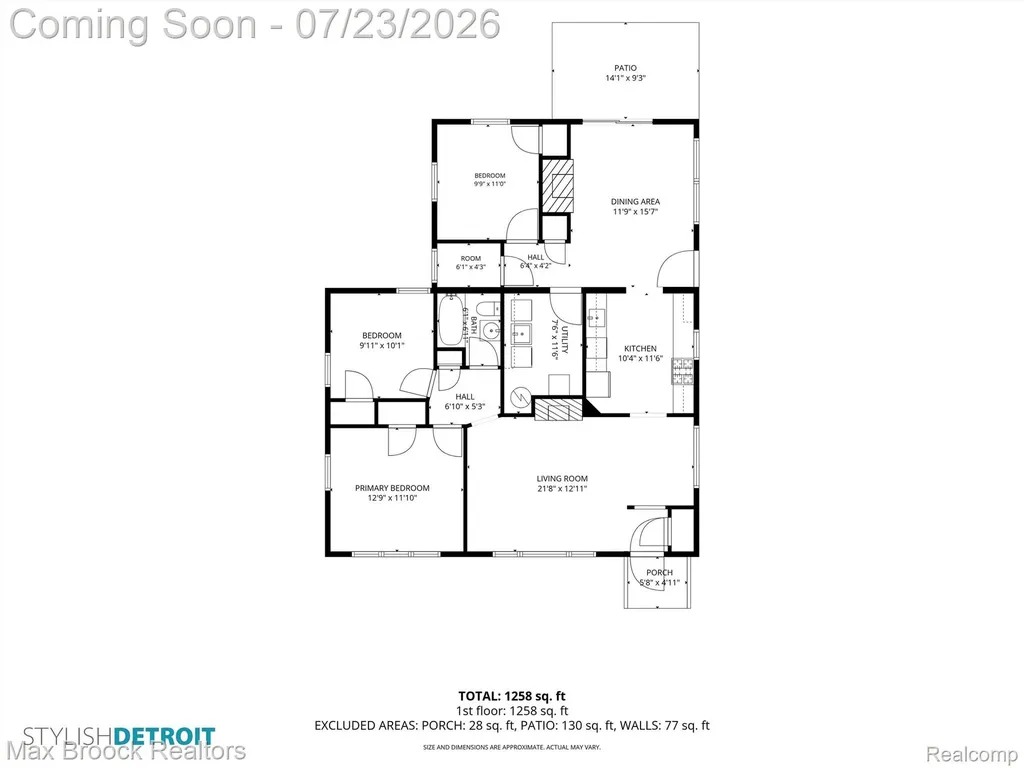 118 Midland Boulevard Royal Oak City MI 48073