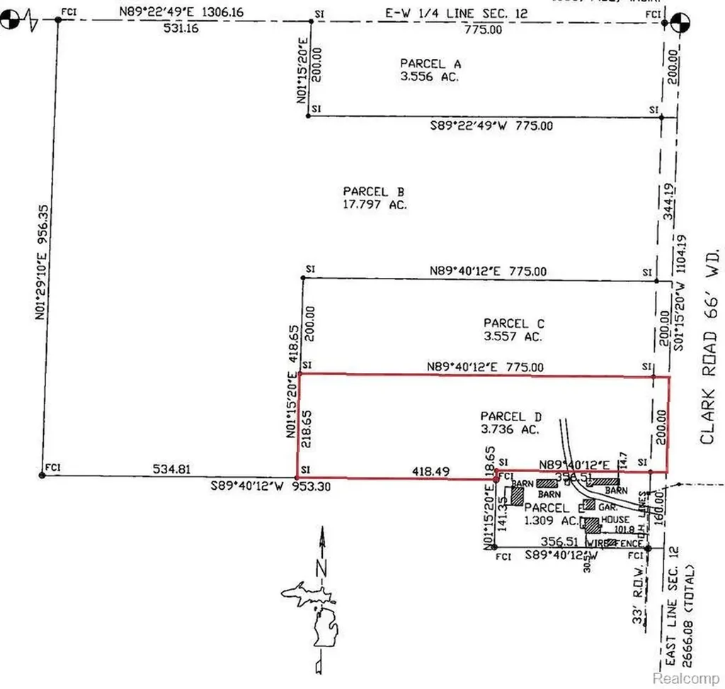 20918 Clark Road Sumpter Township MI 48111