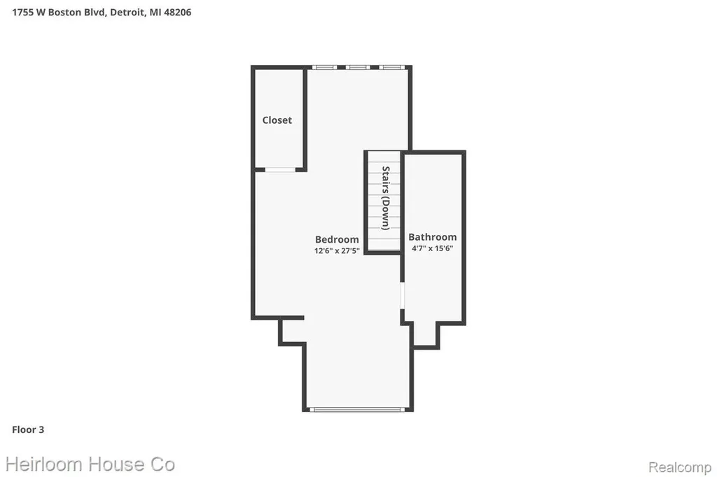 1755 W Boston Boulevard Detroit City MI 48206