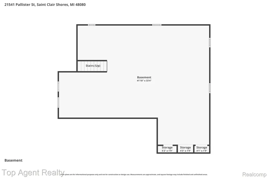 21541 Pallister Street St. Clair Shores City MI 48080