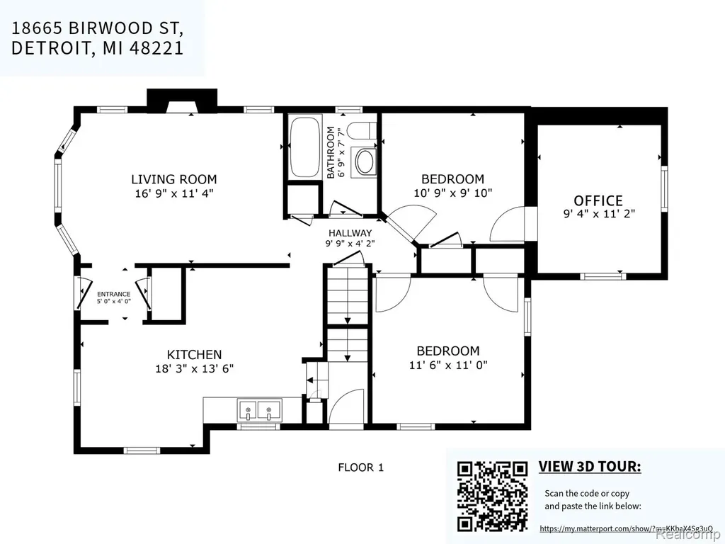 18665 Birwood Street Detroit City MI 48221