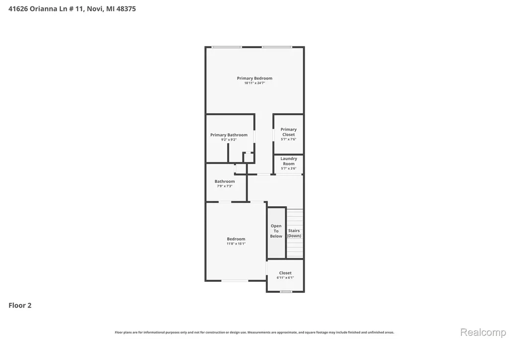 41626 Orianna Lane Novi City MI 48375