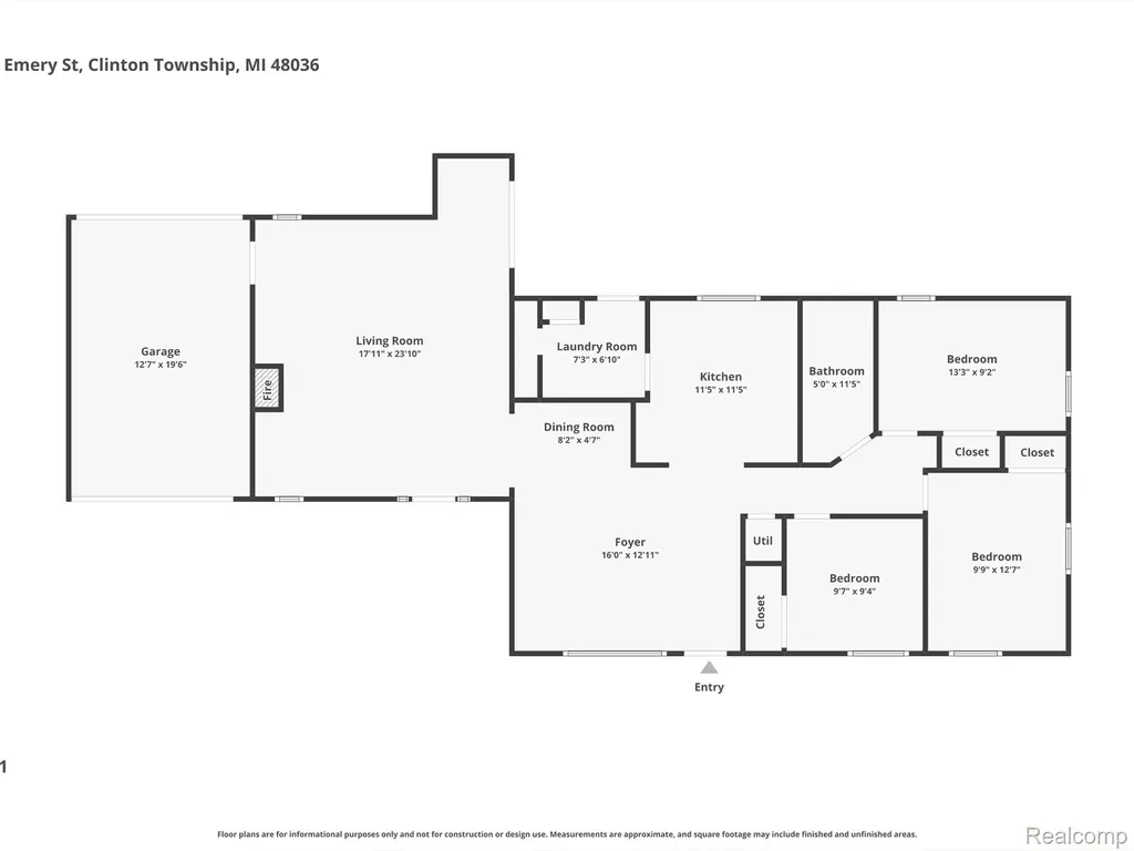37843 Emery Street Clinton Charter Township MI 48036