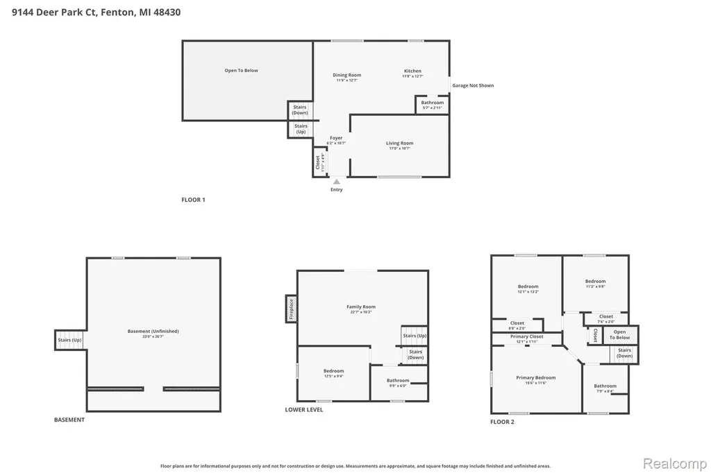 9144 Deer Park Court Tyrone Township MI 48430