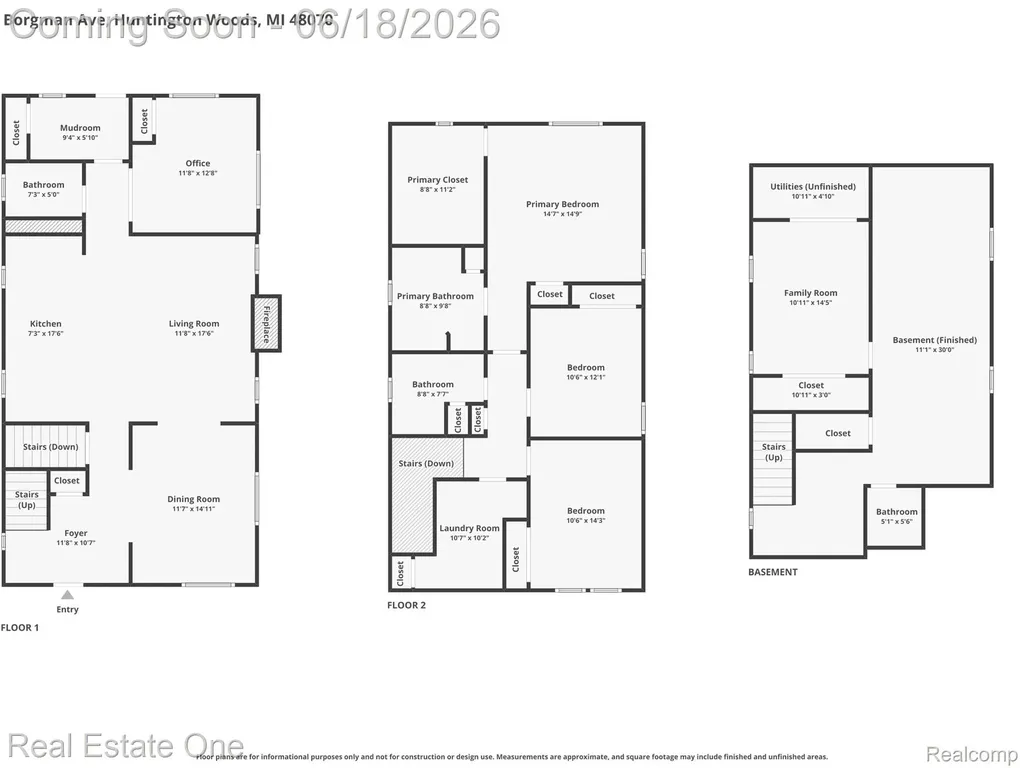 10125 Borgman Avenue Huntington Woods City MI 48070