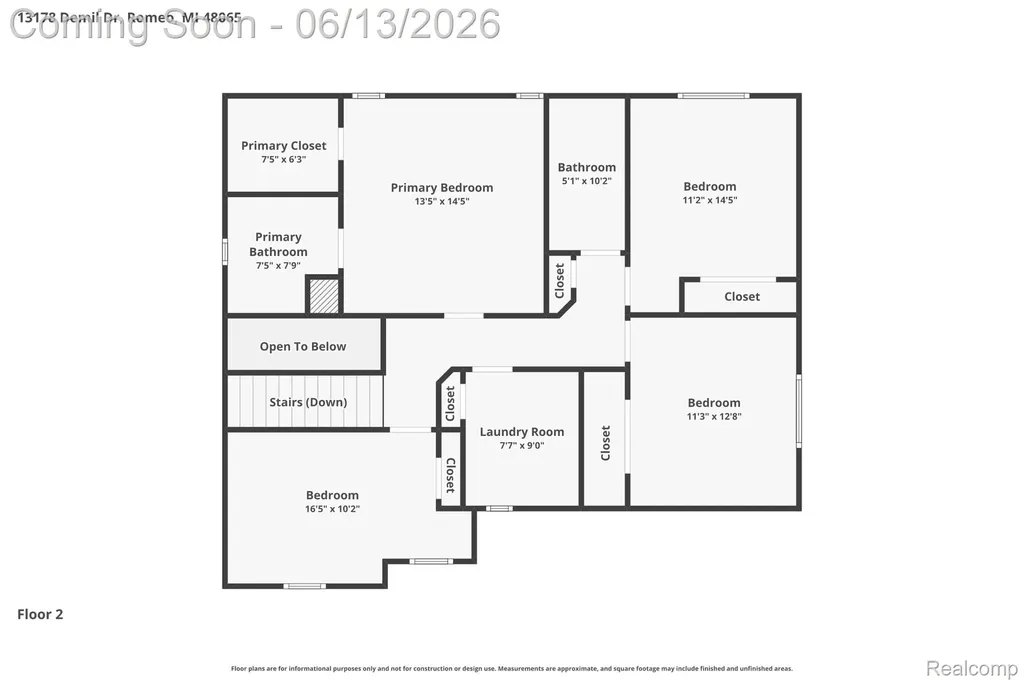 13178 Demil Drive Bruce Township MI 48065