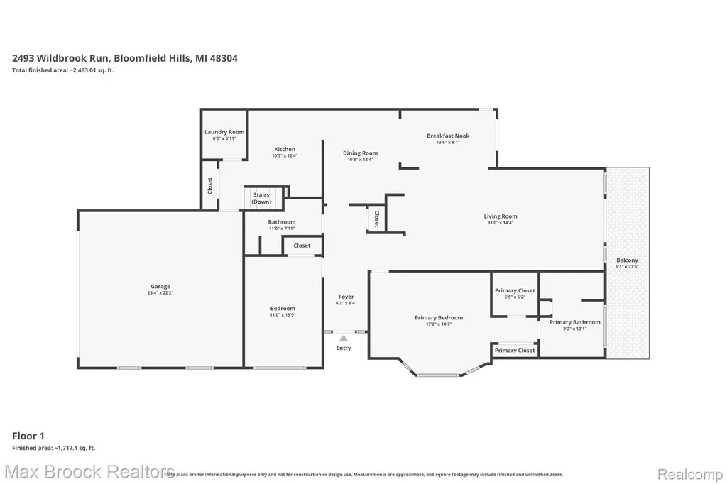 2493 Wildbrook Run Bloomfield Hills City MI 48304