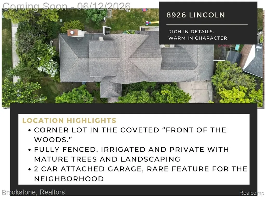 8926 Lincoln Drive Huntington Woods City MI 48070