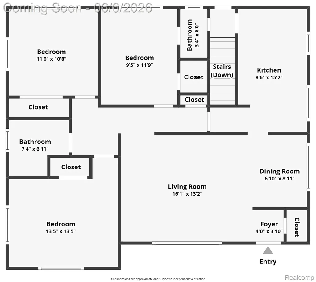 12770 Nathaline Redford Charter Township MI 48239