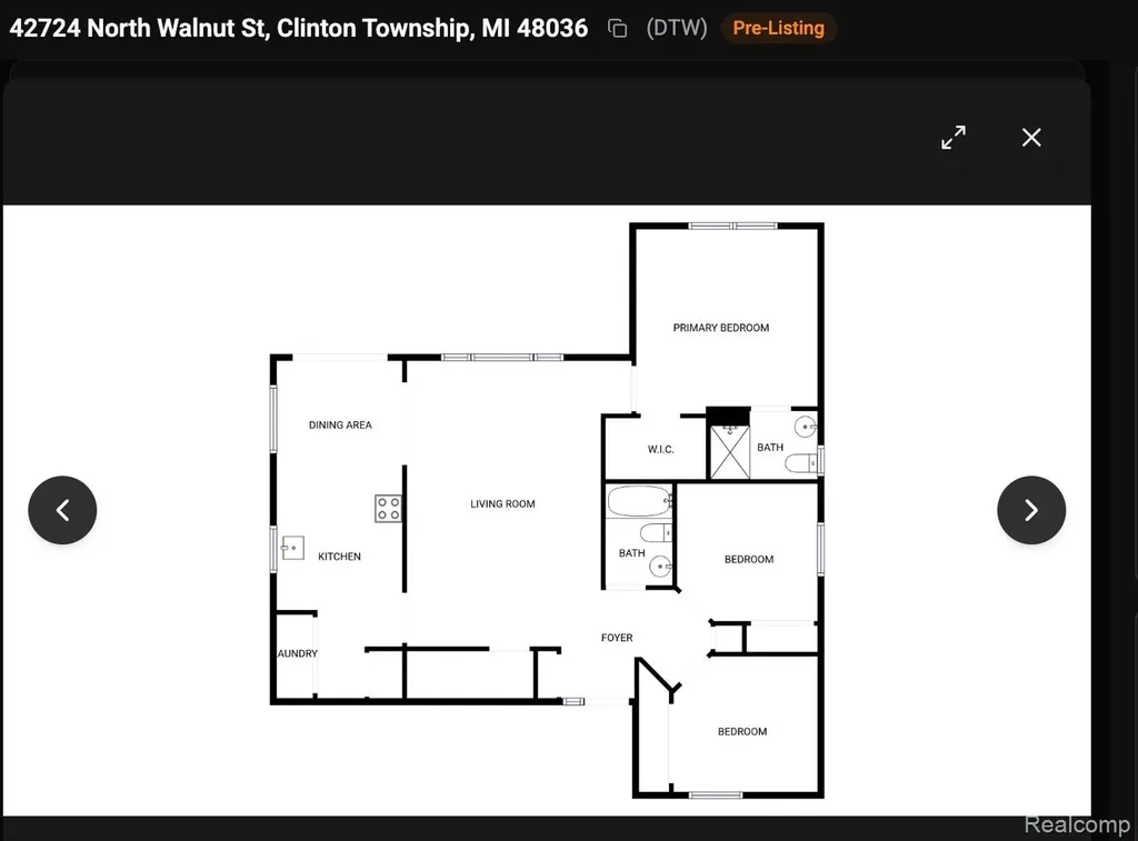 42724 N Walnut Street Clinton Charter Township MI 48036