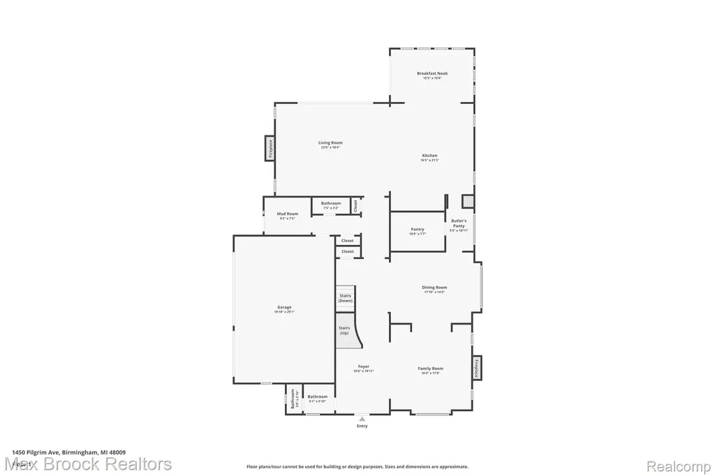 1450 Pilgrim Avenue Birmingham City MI 48009