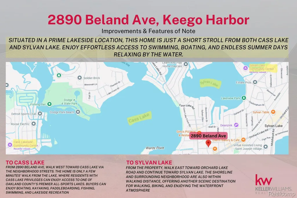 2890 Beland Avenue Keego Harbor City MI 48320