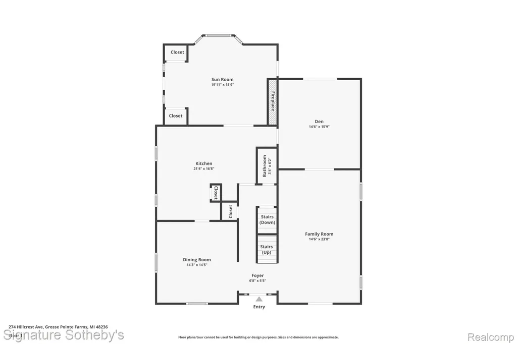274 Hillcrest Avenue Grosse Pointe Farms City MI 48236