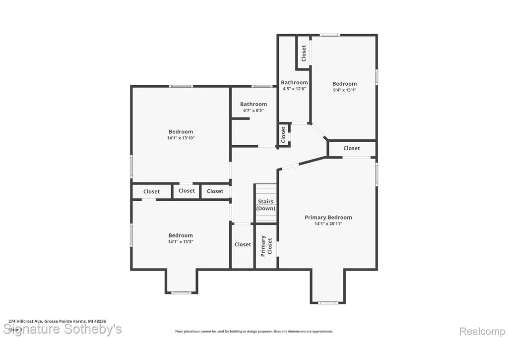 274 Hillcrest Avenue Grosse Pointe Farms City MI 48236