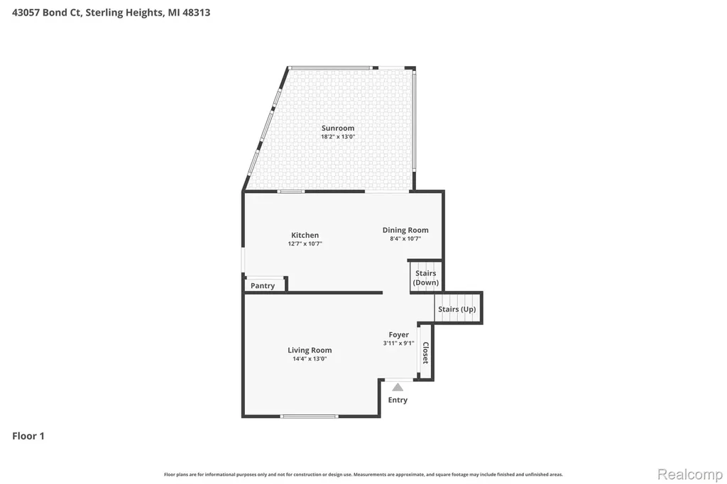 43057 Bond Court Sterling Heights City MI 48313