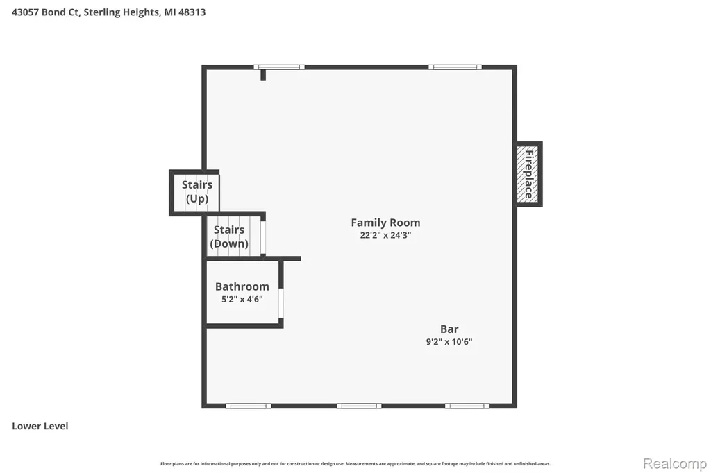 43057 Bond Court Sterling Heights City MI 48313