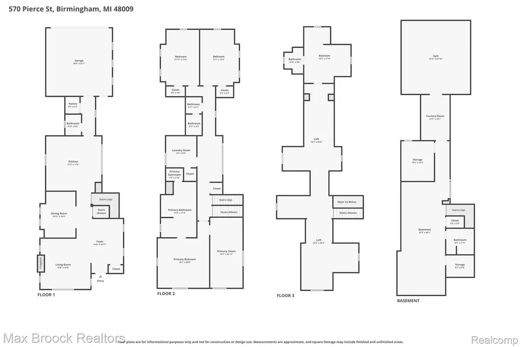 570 Pierce Street Birmingham City MI 48009