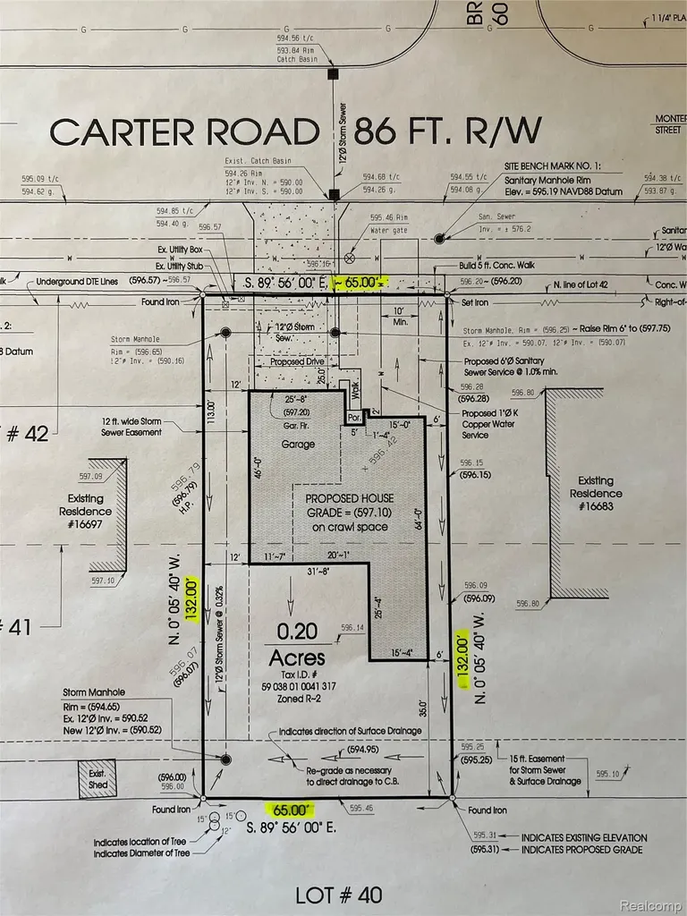 16689 Carter Woodhaven City MI 48183