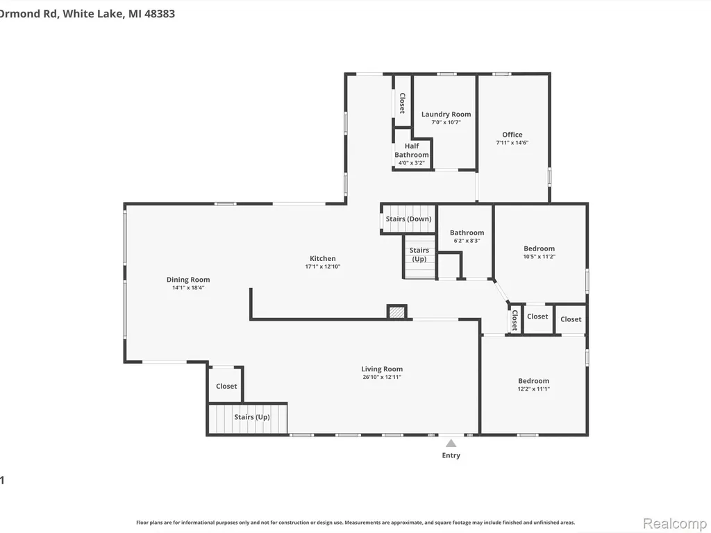 5556 Ormond Road White Lake Charter Township MI 48383