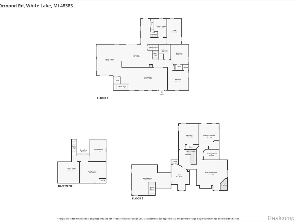 5556 Ormond Road White Lake Charter Township MI 48383