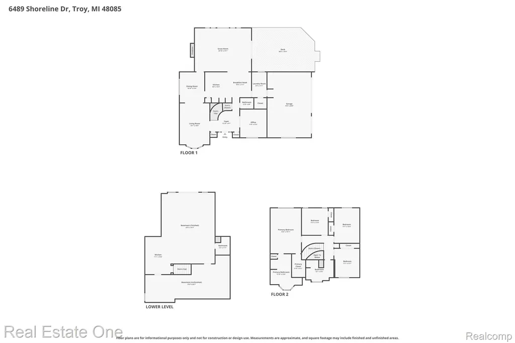 6489 Shoreline Drive Troy City MI 48085