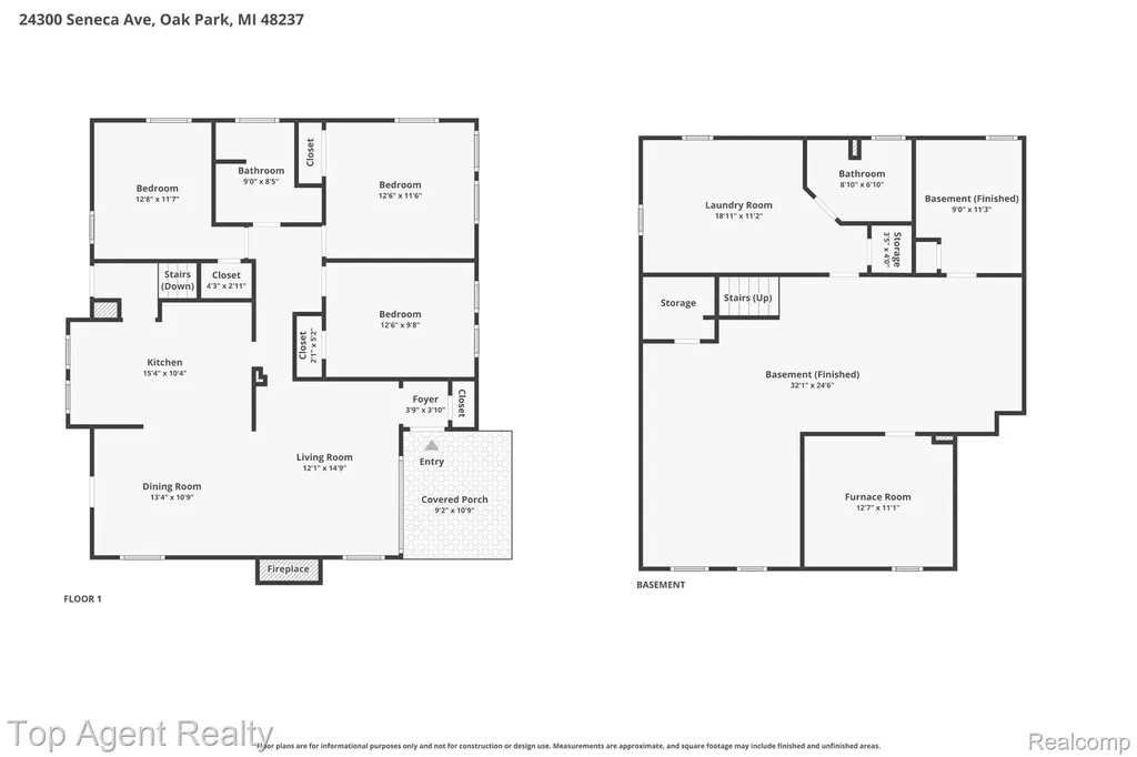24300 Seneca Street Oak Park City MI 48237