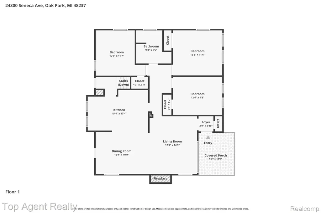 24300 Seneca Street Oak Park City MI 48237