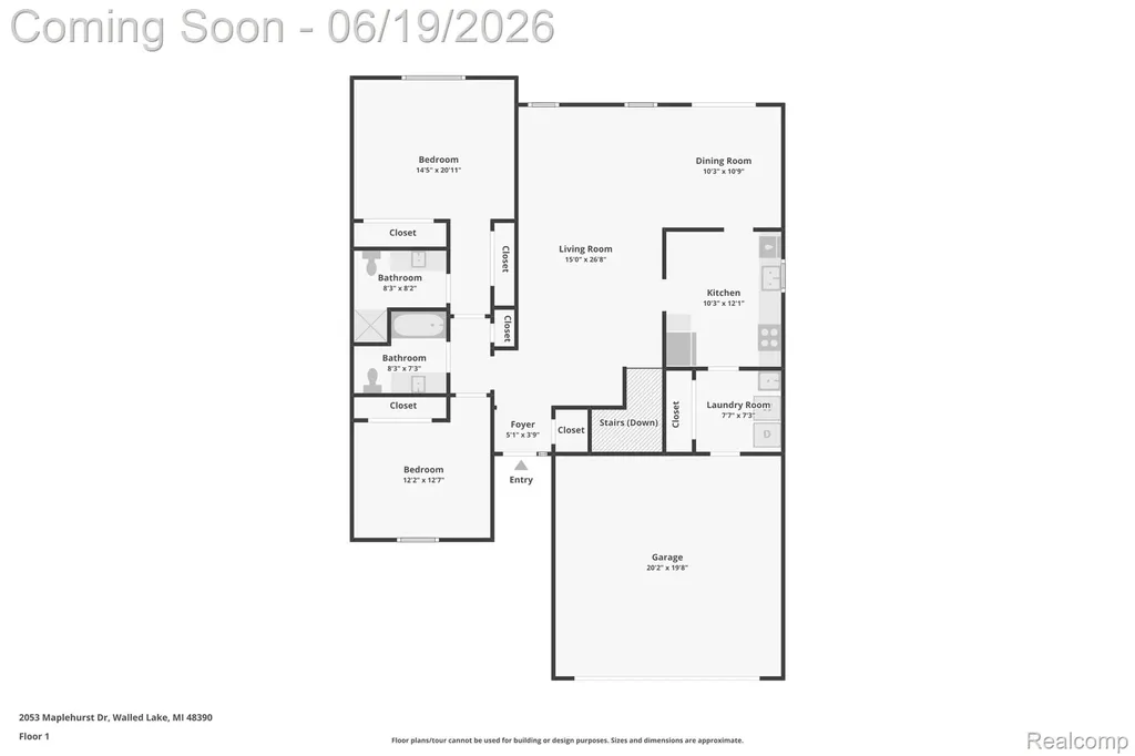 2053 Maplehurst Drive Commerce Charter Township MI 48390