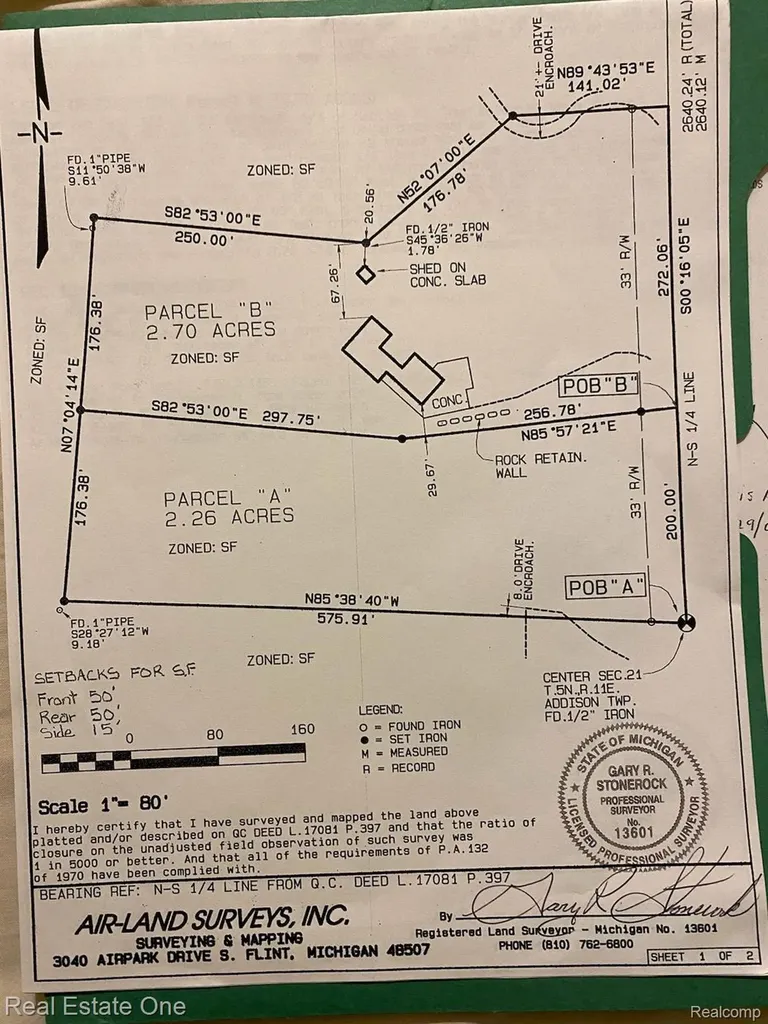 0000 Curtis Road Curtis Road Oxford Charter Township MI 48367