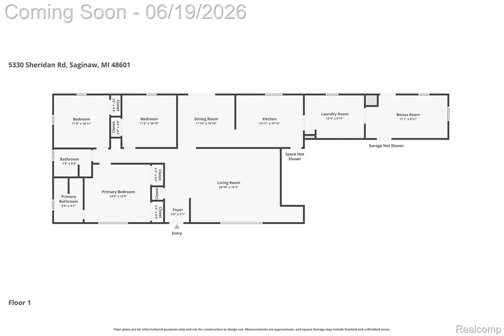 5330 Sheridan Road Spaulding Township MI 48601