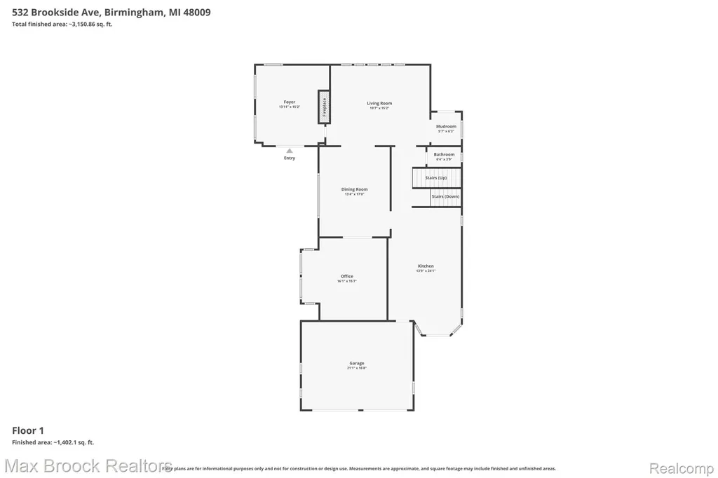 532 Brookside Avenue Birmingham City MI 48009