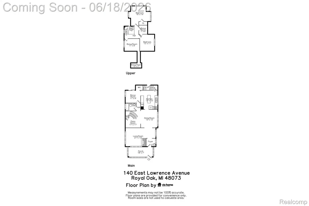 140 E Lawrence Avenue Royal Oak City MI 48073